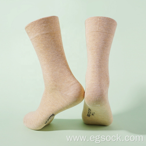 knitted new design sweat-absorbent plain business socks